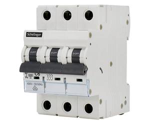 asvendo Électrique/Schelinger/Disjoncteur/Disjoncteur LS/Disjoncteur automatique/Fusible / 1 pôle / 3 pôles/B ou C / 2 A - 63 A/Certifié VDE (3 pôles/C/50 A)