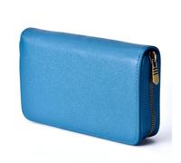 Asvine Stylo plume Étui à stylo en cuir 10 fentes divisées Porte-stylo Organisateur d’affichage fait à la main Pochette zippée