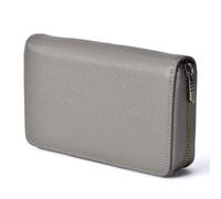Asvine Stylo plume Étui à stylo en cuir 10 fentes divisées Porte-stylo Organisateur d’affichage fait à la main Pochette zippée