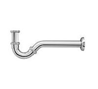 ASW Bidet tuyau 100214 2000 2000 /4" x 32 mm, laiton, rosace Ø 65 mm, chromé