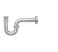 ASW siphon pour tuyau 106341 2000 2000 /4" x 32 mm, rosace d= 65mm, acier inoxydable chromé