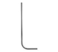 ASW tuyau de rinçage pour Bouton poussoir pour urinoir 102232 droit 28mm, chromé