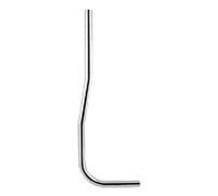 ASW tuyau de rinçage pour Bouton poussoir pour urinoir 102256 légèrement coudé 28mm, chromé