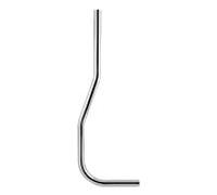 ASW tuyau de rinçage pour Bouton poussoir pour urinoir 102270 fortement coudé 28 mm, chromé
