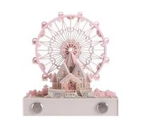 Asyduey 1 PCS Calendrier de Bureau Notepad 3D avec Lumières, Calendrier de Bureau Artistique en Acrylique 2024 Calendrier 3D Notepad Artopad Gravure