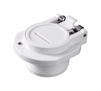 Asyduey 1 PCS W400BWHP Verrou de Sécurité pour Aspirateur, Plastique Blanc pour Connecteur Mural de Nettoyeur de Piscine.