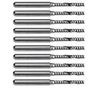 Asyduey 10 PCS 2mm X 15mm Carbide Simple Flûte Fraise Routeur Bit Accessoires pour Machine de Gravure
