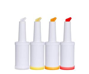 Asyduey 4 PCS Bar Bar Store de Verser 34 Oz Dispensurs en Plastique Boire des Bouteilles de Barman Bouteilles Bartende pour Bar Home Party Kitchen Supplies