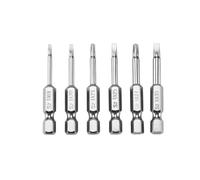 Asyduey 6 Pcs S2 Acier Vis Triangulaires Bits Tournevis Magnétique Peu Anti Glissement Tête de Vis Triangulaire 1.8/2 / 2.3/2.5/2.7/3 mm Expédition de Baisse