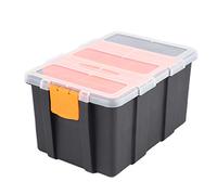 Asyduey Boîte de Pièce D'Outil En Plastique Portable F-156D Boîte À Outils Électricien de Valise Boîte À Outils de Stockage Boîte de Rangement Support D'Étui de Valise