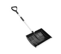 Asyduey Grande Pelle à Neige Portable pour Pelle à Neige D'AlléE avec Manche en Aluminium et DéNeigement de Pelle à Lame Large