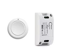 Asyduey Interrupteur de LumièRe sans Maison Intelligente 433 MHz TéLéCommande AC 110V 220V RéCepteur Bouton Poussoir Chambre Plafonnier Interrupteur