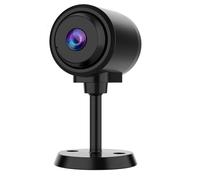 Asyduey Petite Caméra pour la Sécurité à Domicile, 1 Pièce, Caméra Portable WiFi 2,4 GHz à Piles avec Vision Nocturne Infrarouge, Détection Humaine