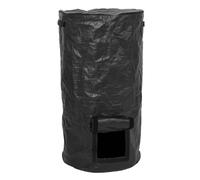 Asyduey Sac de Compost Pliable pour Jardin et Cour avec Couvercle, à Déchets D'Engrais, Composteur, Collecteur de Déchets de Fumier Fermenté de 34 Gallons, Installation Facile