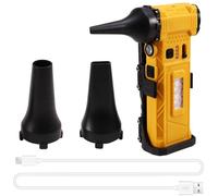 Asyduey Ventilateur à Main avec Léger 110000 TR/Min de Sèche-Cheveux Réglable à Vide Aspirateur à Aspirateur Souffleuse à Poussière de Poussière Moteur sans Balais B