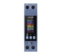 Asyduey Voltmètre AC Ampèremètre Wattmètre sur Rail DIN Compteur D'Énergie AC 100-290V KWh Compteur de Puissance Détecteur D'Affichage Numérique LED