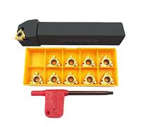 ASZLBYM 3/4" Outil de tour Insert de filetage Porte-outil de tournage SER2020K16 avec insert de filetage indexable 16ER AG60 Lame d'insert de coupe