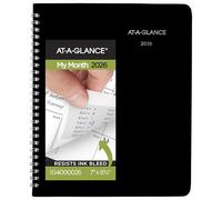 AT-A-GLANCE Agenda 2026, mensuel, 17,8 x 22,2 cm, moyen, DayMinder, noir (G4000026)