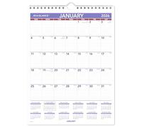 AT-A-GLANCE Calendrier mural 2026, 20,3 x 27,9 cm, petits blocs lignés (PM12826)