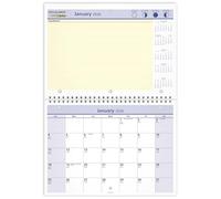 AT-A-GLANCE Calendrier mural et de bureau 2026, mensuel, 27,9 x 20,3 cm, petits blocs journaliers 3,2 x 3,2 cm, QuickNotes (PM502826)