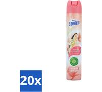 At Home - Parfums - Désodorisant - Vanille & Magnolia - Élimine les mauvaises odeurs - 400 ml - Pack avantage - 20 pièces