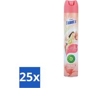 At Home - Parfums - Désodorisant - Vanille & Magnolia - Élimine les mauvaises odeurs - 400 ml - Pack avantage - 25 pièces