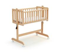 At4 - Berceau cododo Essentiel avec matelas - Hêtre Verni