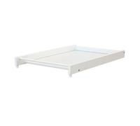 AT4 - Grand plan à langer ESSENTIEL Blanc pour lit bébé en bois ESSENTIEL pour 60 x 120 et 70x140 cm | Dimensions (L x l x H) : 82,5 x 54 x 12 cm