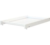 AT4  Grande table à langer blanche MONA pour lit bébé MONA en bois, dimensions 60 x 120 et 70 x 140 cm