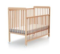 At4 - Lit bébé coulissant Essentiel 60x120 - Hêtre Verni