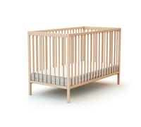 At4 - Lit bébé Essentiel 60x120 - Hêtre Brut