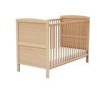 AT4 - Lit bébé évolutif en bois 60 x 120 ESSENTIEL Hêtre verni | 124 x 64 x 86,5 cm | Lit transformable en lit junior