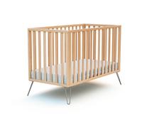 At4 - Lit bébé Only 60x120 - Hêtre et Acier