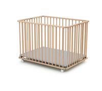 At4 - Parc pliant Webaby 70x100 - Hêtre Brut