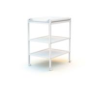 AT4 - Table à langer 2 étagères en bois LILO Blanc - Taille unique
