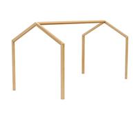 At4 - Toit-cabane pour lit Confort 70x140 hêtre verni
