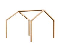 At4 - Toit-cabane pour parc Confort 100x100 hêtre verni