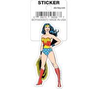 Ata-Boy DC Comics Wonder Woman Autocollant en vinyle découpé Motif personnage classique 7,6 cm