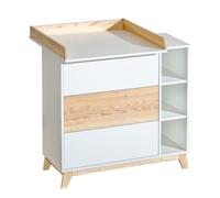 ATB Table a Langer Bebe NORDIK - Commode Chambre Enfant - Compacte Enfant Meuble de Rangement - Commode a Langer Bebe - Réalise Chambre Bebe Complete avec Un Lit - Tables à Langer - Plan à Langer