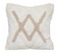 Atmosphera - Housse de Coussin - Coton tufté - 40x40 cm