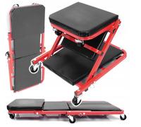Atelier Banquette Pliable Siège Chariot Rollers 2En1 Avec Roues 150KG