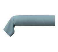 Atelier du Linge Taie de traversin 200 cm Oli Uni Bleu Polaire - Certifié Oeko Tex - 100% Coton
