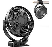 Atenus USB -ventilateur, main petite mini 4 -vitesses, 90 ° Rotatable faible bruit, bureau, maison en plein air (TF29)
