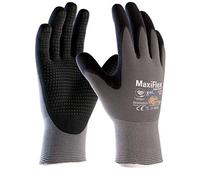 ATG 42-844/07 MaxiFlex Endurance Gants avec technologie AD-APT, taille tricotée, paume enduite, épaisseur de paume 1 mm, longueur 23 cm, noir/gris, taille 07