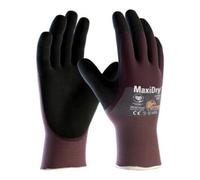 ATG ATG Gants MaxiDry® 56-425 Taille 7 violet/noir Nylon EN 388 EPI II Quantité:12