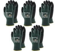 ATG Lot de 5 paires de gants de protection contre les coupures ATG Maxiflex Cut Taille 10 XL
