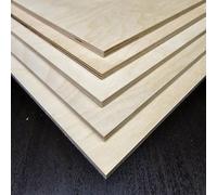 AtHaus® Contreplaqué Multiplis - 30x20 cm - 6 mm | Panneau en bois contreplaqué - découpe sur mesure, idéal pour DIY, bricolage, modélisme et projets créatifs