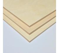 AtHaus® Contreplaqué Multiplis - 40x10 cm - 8 mm | Panneau en bois contreplaqué - découpe sur mesure, idéal pour DIY, bricolage, modélisme et projets créatifs