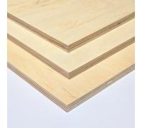 AtHaus® Contreplaqué Multiplis - 60x50 cm - 12 mm | Panneau en bois contreplaqué - découpe sur mesure, idéal pour DIY, bricolage, modélisme et projets créatifs