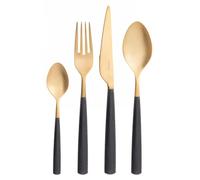 ATHENA Gold, ensemble de couverts 24 pièces, coffret vitré, Casa Bugatti